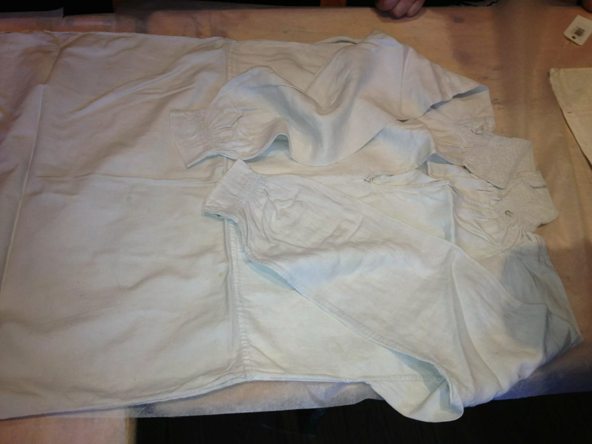 Vask og stell av lin bunadskjorte