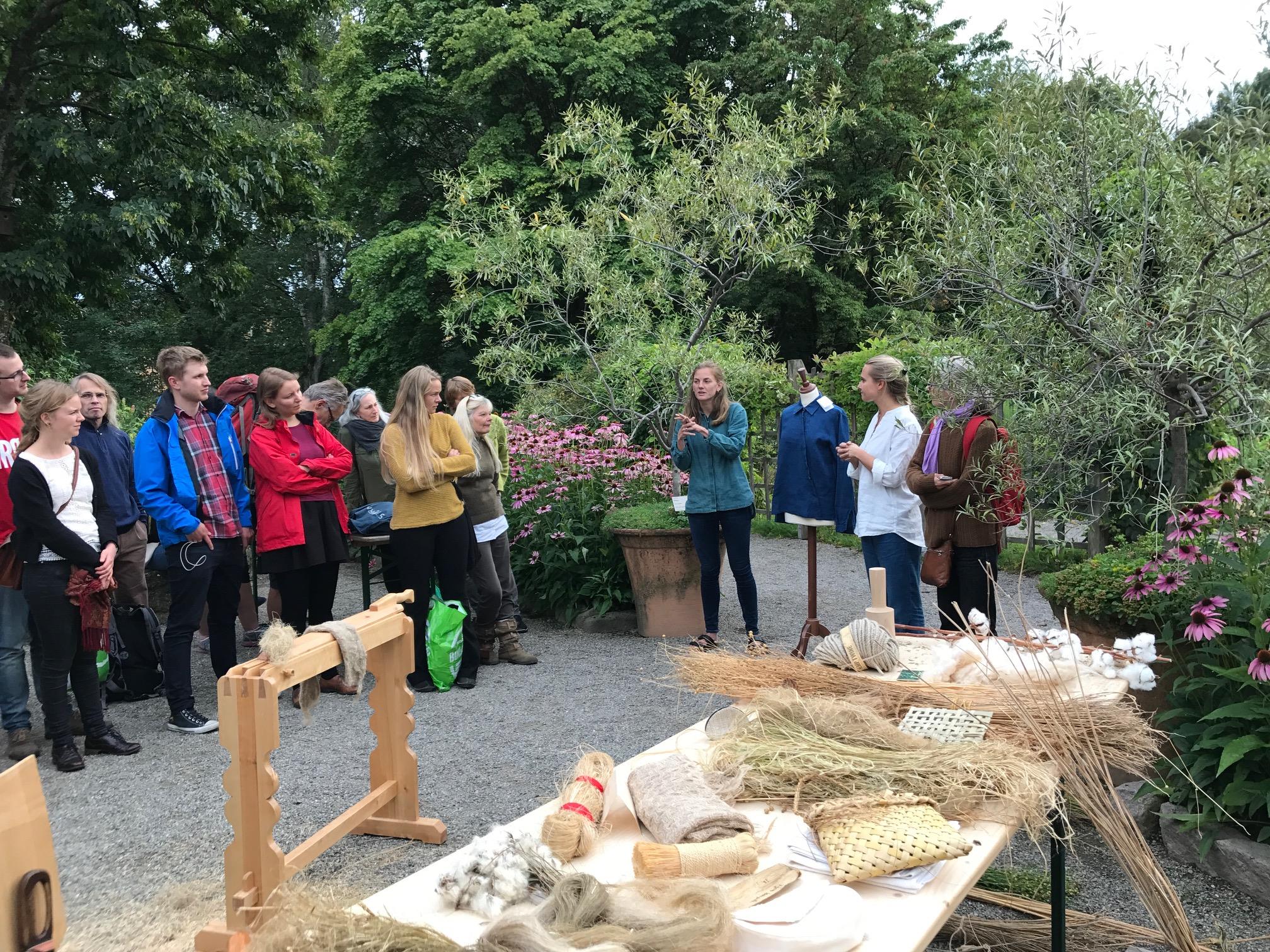 Norges Linforening til Botanisk hage i Oslo: Lin – fra frø til bunadsskjorte